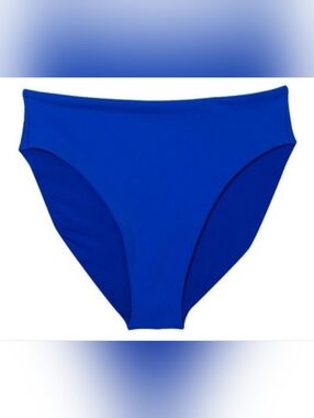 M Victoria's Secret Swim High Waist Full Coverage Bikini Bottom Blue